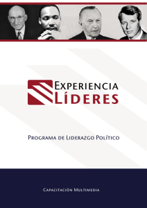 Experiencia Lideres - Brochure - Politica.cdr