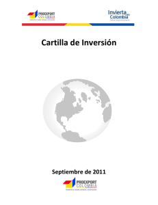 Incentivos a Inversionistas - Septiembre 2011