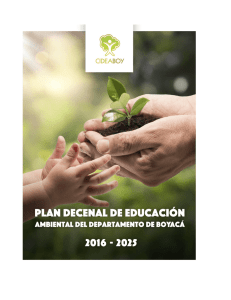 Plan Decenal de Educación Ambiental