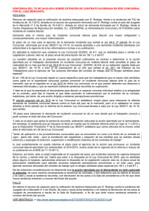 SENTENCIA DEL TS DE 24-03-2014 SOBRE EXTINCIÓN DE