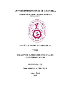 UNIVERSIDAD NACIONAL DE INGENIERIA TESIS