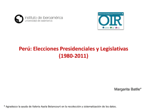 Elecciones presidenciales y legislativas (1980