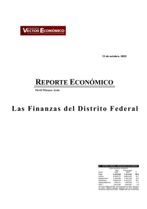 Las Finanzas del Distrito Federal