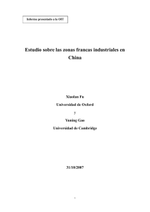 Estudio sobre las zonas francas industriales en China