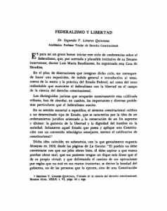 Federalismo y libertad