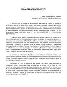 promotores deportivos - Universidad Autónoma del Estado de México