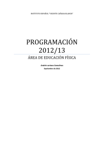 programación 2012/13 - Ministerio de Educación, Cultura y Deporte