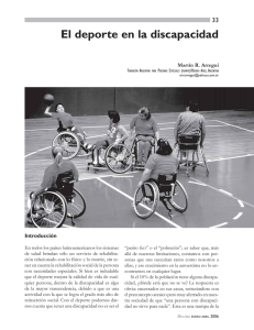 El deporte en la discapacidad