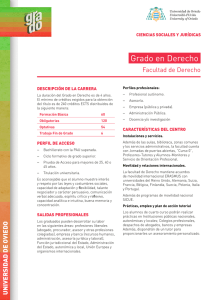 Grado en Derecho - Universidad de Oviedo