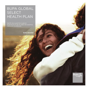 BUPA GLOBAL SELECT HEALTH PLAN