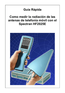 Guía Rápida Como medir la radiación de las antenas de telefonía