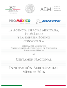 convocatoria agencia espacial mexica y empresa boeing