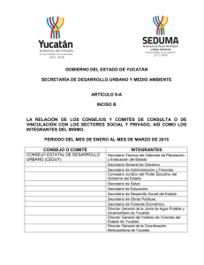 Consejo Estatal de Desarrollo Urbano de Yucatán
