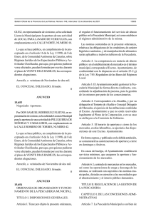 GUEZ, en representación de si mismo, se ha solicitado Licencia