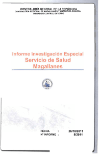 Servicio de Salud Magallanes - Contraloría General de la República