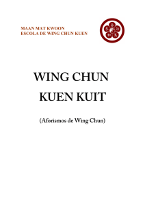 Aforismos de Wing Chun - Escola de Wing Chun Kung Fu a Granollers