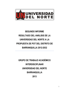 Segundo Informe 2014 - Universidad del Norte