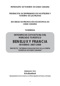 Informe del mercado Benelux y Francia invierno 2007-2008