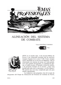 Alineación del Sistema de Combate - Armada Española