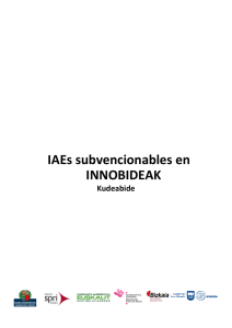 Listados de IAEs - Innobideak Kudeabide