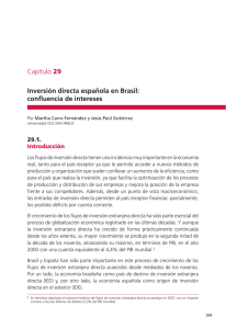 Inversión directa española en Brasil