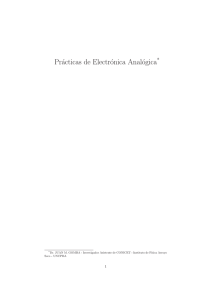 Prácticas de Electrónica Analógica