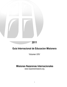 2011 Guía de Educación Misionera Internacional