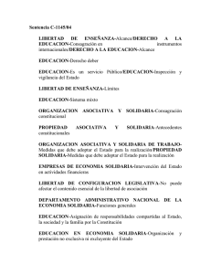 Sentencia C-1145/04 LIBERTAD DE ENSEÑANZA