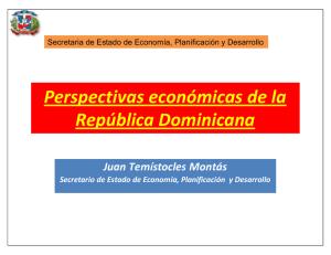 Perspectivas económicas de la República Dominicana