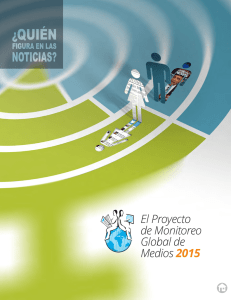 El Proyecto de Monitoreo Global de Medios 2015