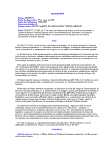 Decreto 77/1997 - Área de Medio Ambiente de UGT Aragón.