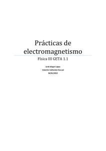 Prácticas de electromagnetismo