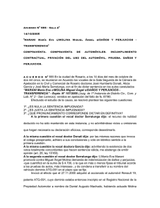 Acuerdo n° 555 Sala 2 - Poder Judicial de la Provincia de Santa Fe