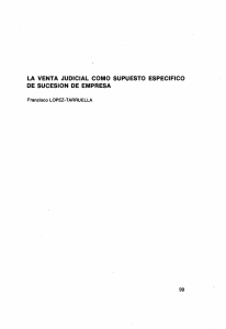 la venta judicial como supuesto especifico de sucesion de