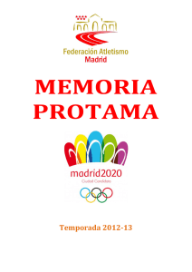 Programa de Tecnificación 2012/2013