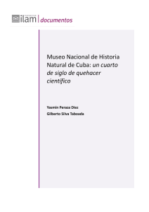 Museo Nacional de Historia Natural de Cuba: un cuarto de