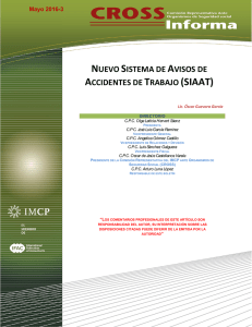 nuevo sistema de avisos de accidentes de trabajo (siaat)