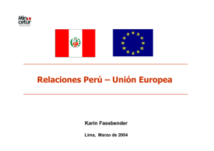 Relaciones Perú – Unión Europea