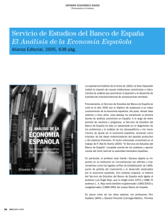 Servicio de Estudios del Banco de España El Análisis de la