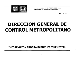 Dirección General de Control Metropolitano.