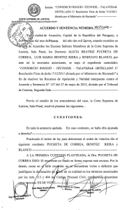 Ministra - Corte Suprema de Justicia del Paraguay