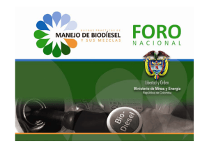 Diapositiva 1 - Federación Nacional de Biocombustibles de Colombia