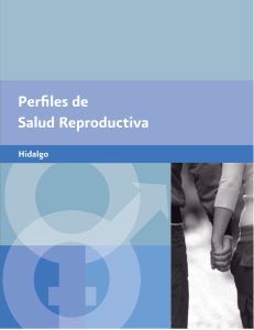 Perfiles de salud reproductiva. Hidalgo