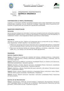 Química Orgánica - Facultad de Agronomía y Zootecnia • UNT