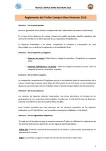 Reglamento 2016 - Universidad de Murcia