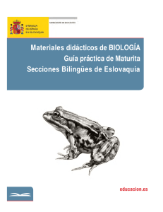Materiales didácticos de BIOLOGÍA Guía práctica de Maturita