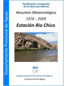 Resumen Meteorológico Río Chico