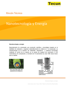 Nanotecnología y Energía