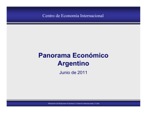 Panorama Económico Argentino - Centro de Economía Internacional