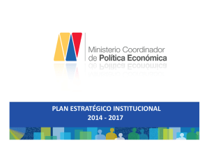 Plan estratégico institucional 2014-2017
